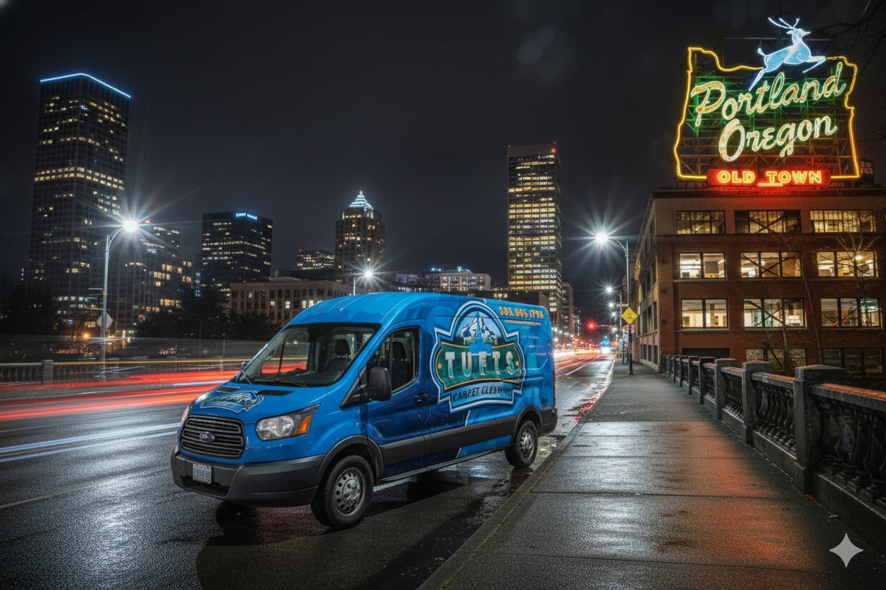 Carpet cleaning service in Portland, Oregon